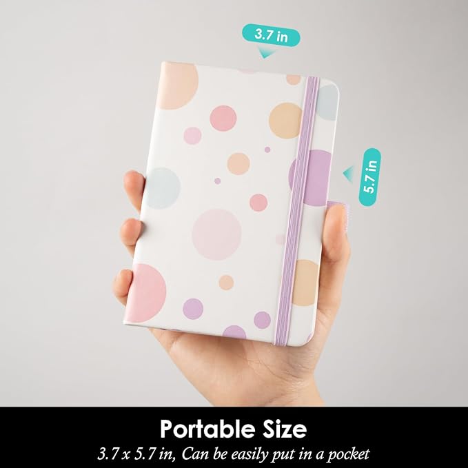 NIRMIRO Aesthetic Small Journal Notebook, A6 Mini Pocket Notebook - Image 6