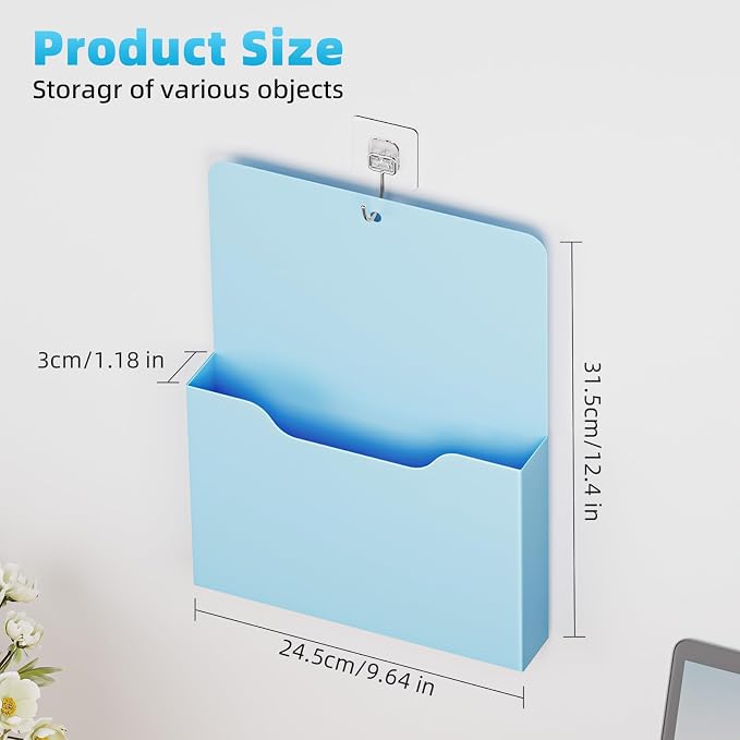 Marbrasse 2 Pack Magnetic File Holder - Image 2