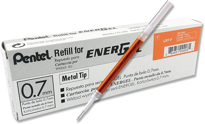 Pentel Refill Ink For EnerGel and Lancelot Gel Pen, Metal Tip by PentelofAmerica