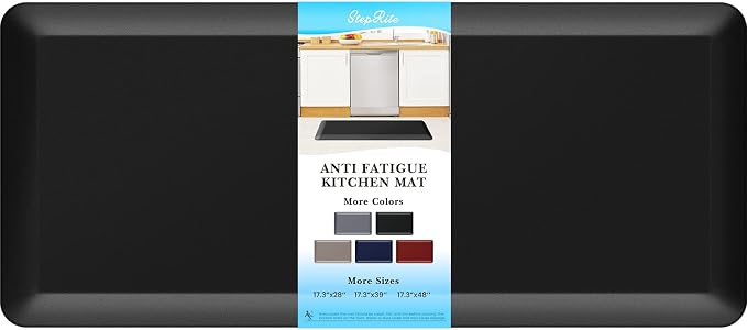 StepRite 4/5 Inch Thick Kitchen Mat Anti Fatigue Mat Kitchen Rugs Kitchen Decor by Bringcushiontoyourlife