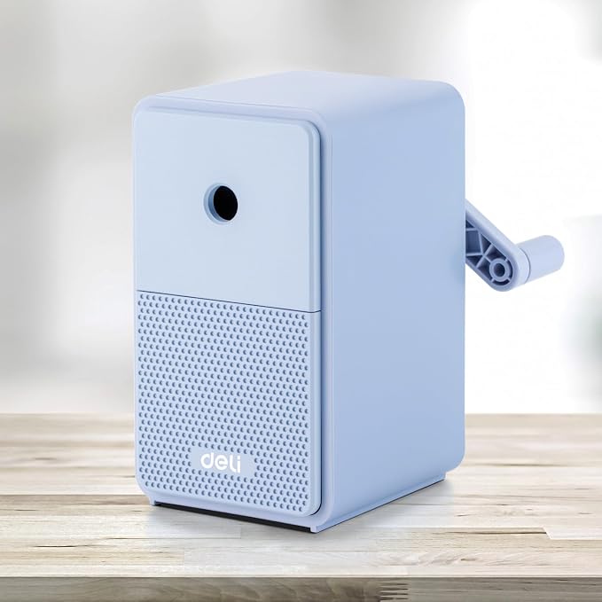 Deli Manual Hand Crank Pencil Sharpener by delioffice