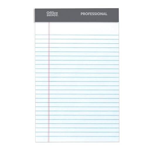 Office Depot® Brand Professional Perforated Pads, Narrow Ruled, 50 Sheets Per - Image 2