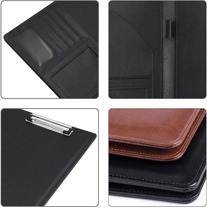 Business Portfolio Folder for Men Women, Padfolio Cover, - Image 6