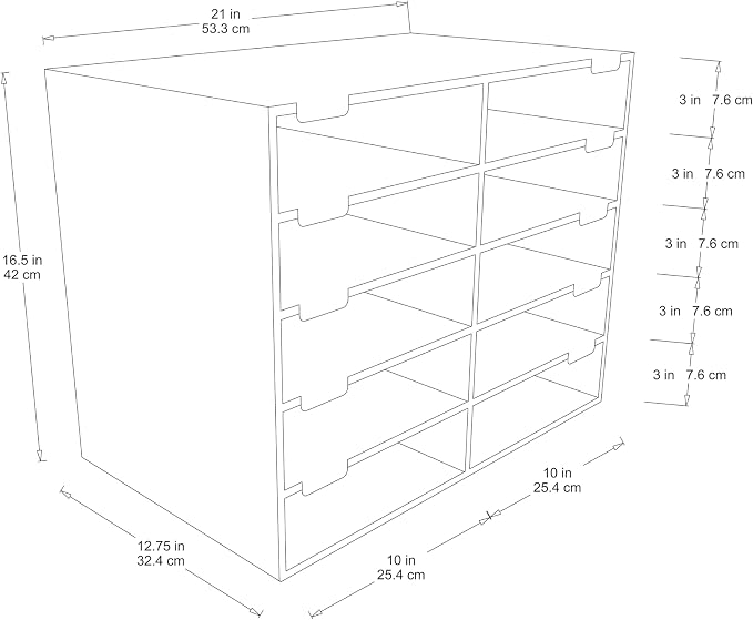Classroom Keepers Sturdy Cardboard Mailbox, 16-5/8"H x 21" W x 12-7/8"D - Image 3