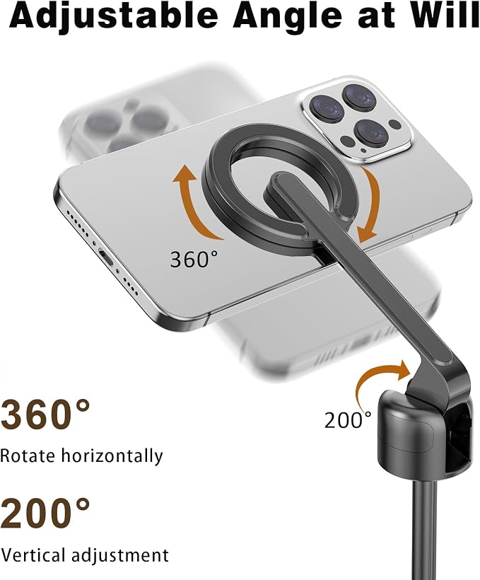 TONEOF 68" Magnetic Selfie Stick Tripod - Image 5