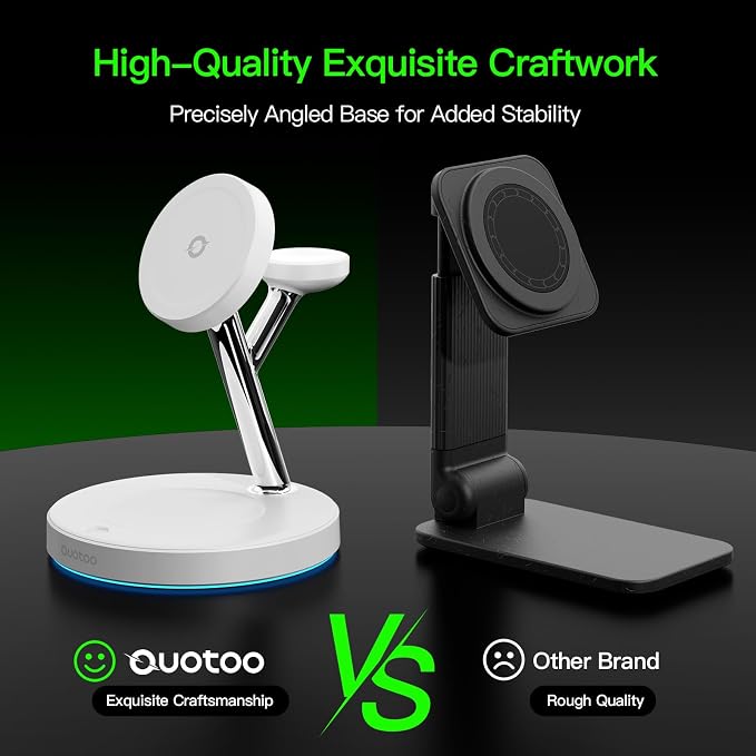 【Adjustable Blue Ambient Light】 Wireless Charger 3 in 1 - Image 9