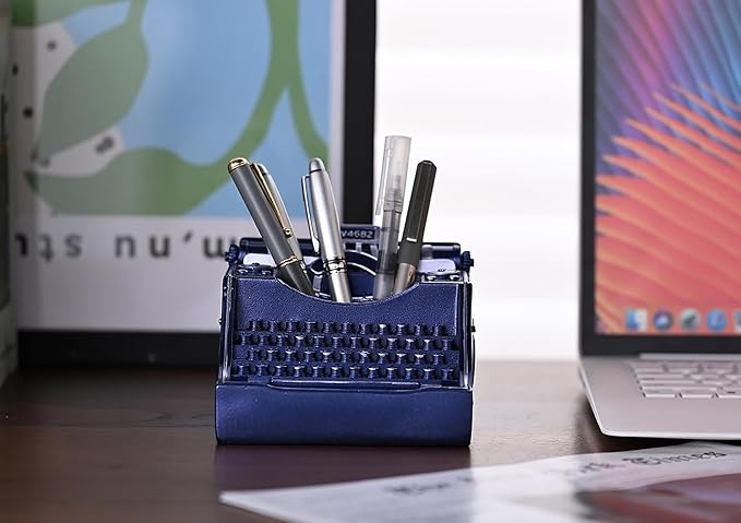 Retro Typewriter Pen Holder Desk Organizers - Image 5