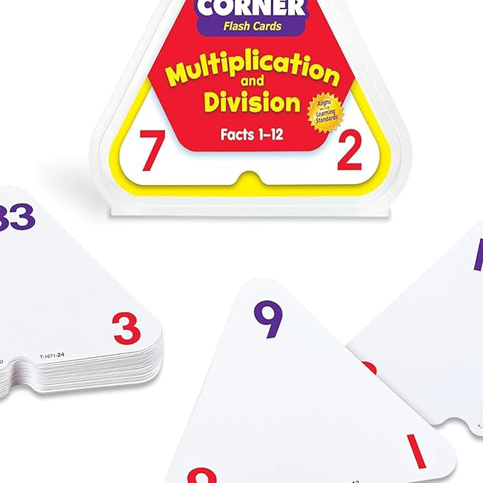 Trend Enterprises: Three-Corner Multiplication and Division Flash Cards - Image 8