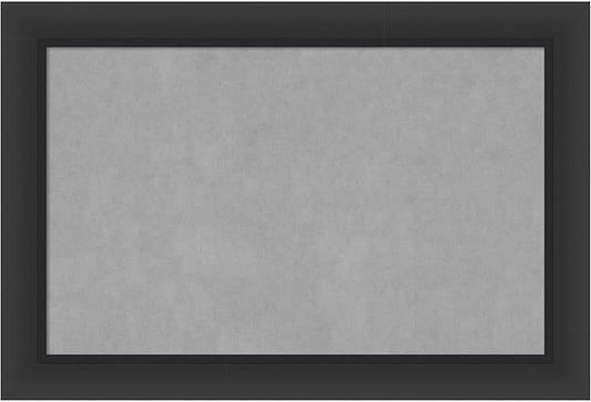Amanti Art Black Framed Magnetic Board 25x37 Large Vision Board by AmantiArt