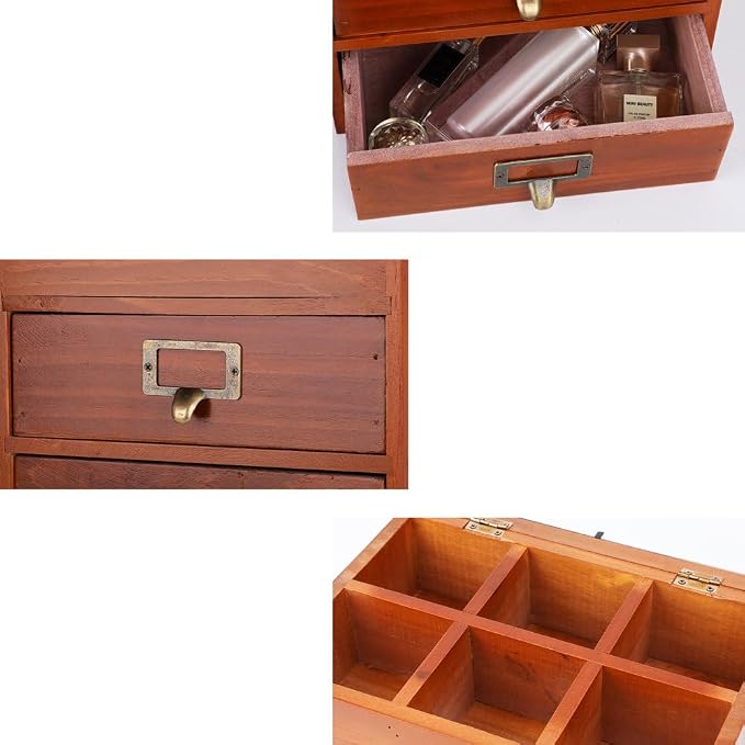 Wooden Storage Box Desk Organizer - Image 6