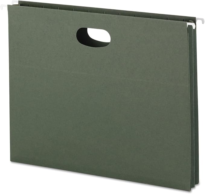 Smead Hanging File Pocket with Full-Height Gusset, 1-3/4" Expansion, Letter Size by SMEAD