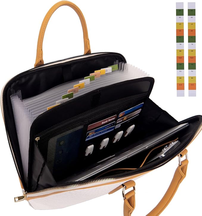 Accordian File Organizer Tote, Folder - Image 3