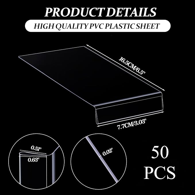 Containlol 50 Pcs Moveable Shelf Label Holders - Image 2