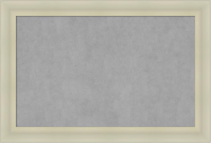Amanti Art Silver Framed Magnetic Board 25x37 Large Vision Board by AmantiArt