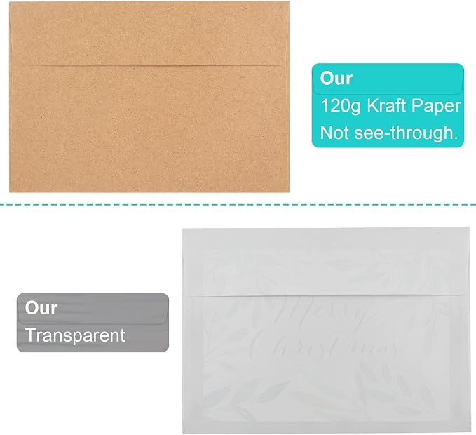 65 Packs A4 Invitation Envelopes, 4x6 Photo Envelopes - Image 4