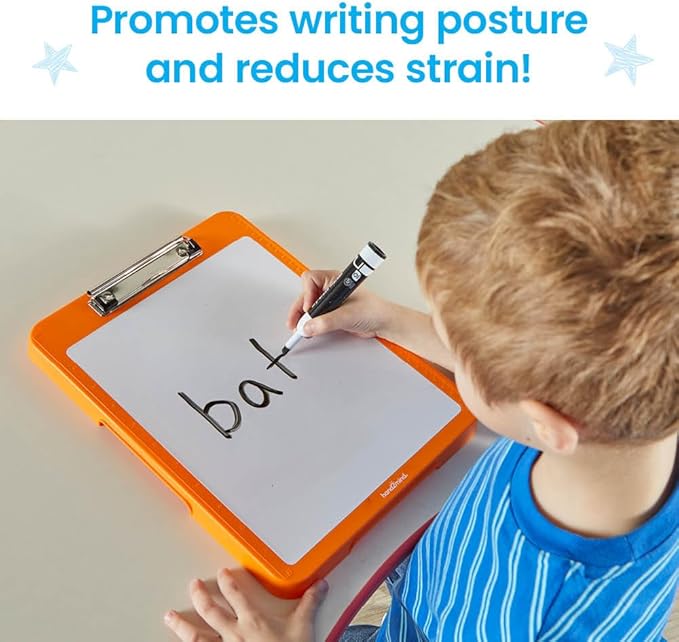 hand2mind Rainbow Writing Slant Boards, Desktop Whiteboard Clipboards, Reusable - Image 3