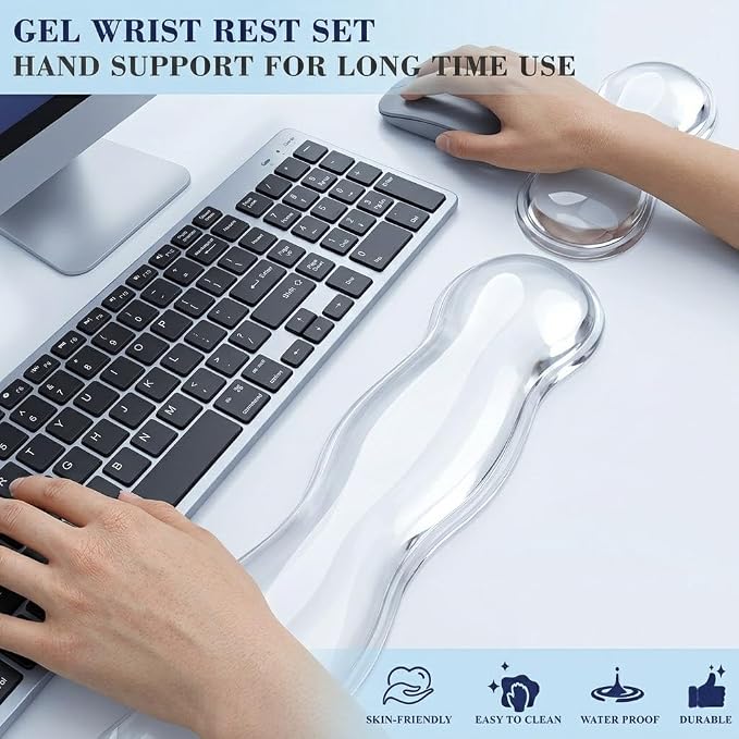 Gel Wrist Rest for Keyboard and Mouse, Wrist Rest for Keyboard, Mouse Wrist - Image 6