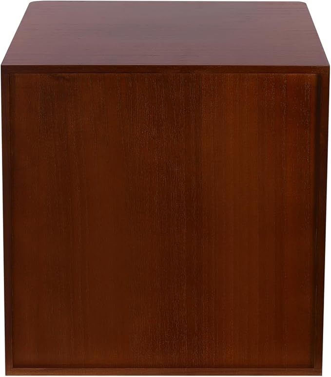 Lockable Desk Organizer Wooden Desktop Drawers Office Flat Files Storage Box - Image 5