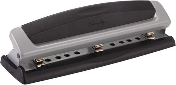 Swingline Desktop Hole Punch, Hole Puncher, Precision Pro, Adjustable, 2-3 Holes by Swingline