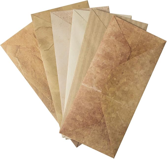 【Pack 48 】Vintage Style Envelopes - Image 4