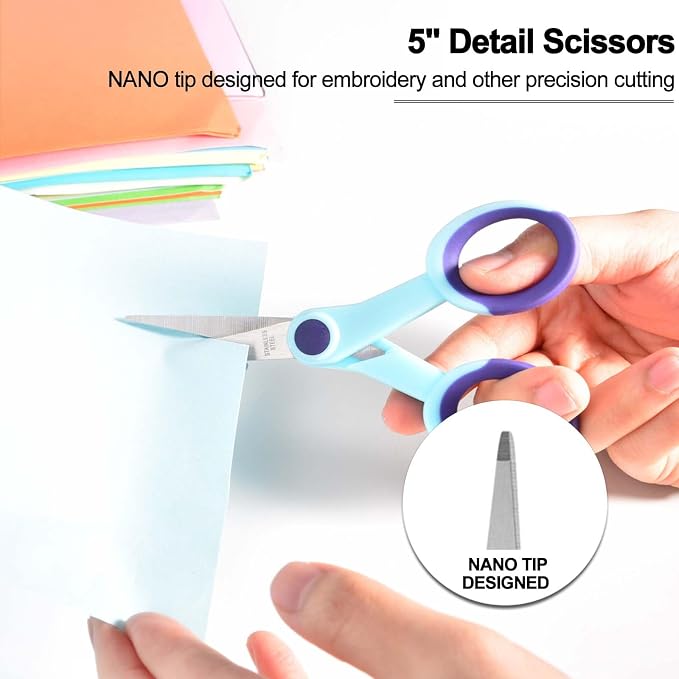 SCAIKTIG Premium Sewing Scissors Bundle, Dressmaking, Arts&Craft Supplies - Image 6