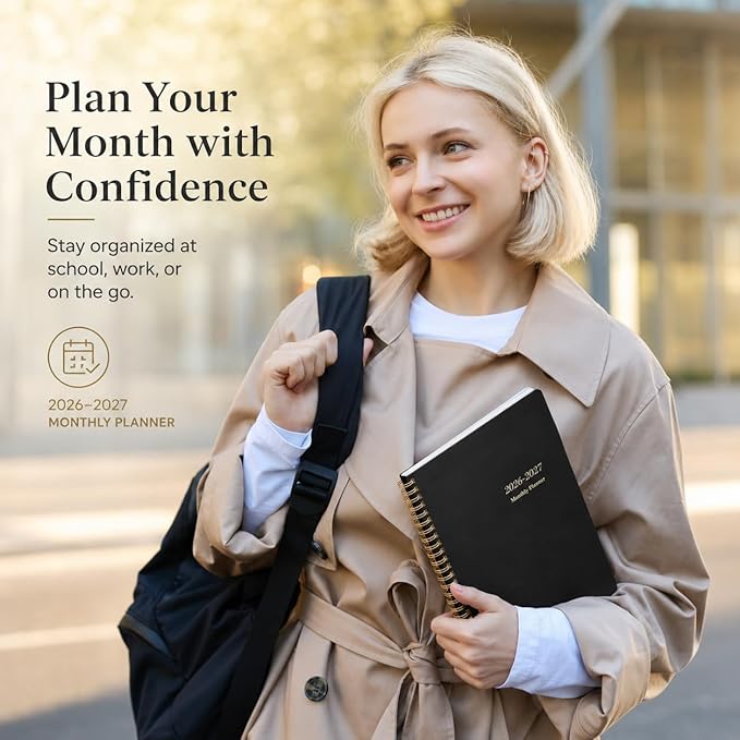 KMQOY Monthly Planner 2026-2027, 2026 Calendar 24 Months Planner, Jan 2026 - Image 2