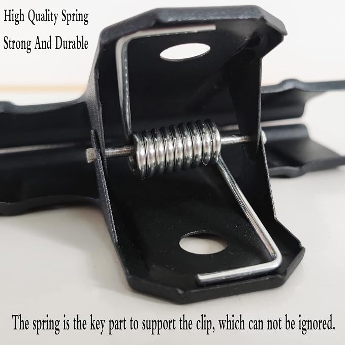 Locci Black Large Bull Clips, Jumbo Binder Clips - Image 3