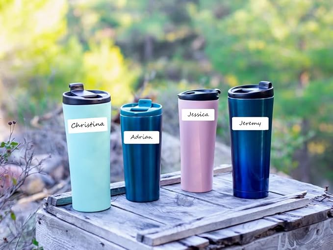 Removable Waterproof Labels for Bottles -320PCS 0.62 x 2.35 inch Organizing - Image 2
