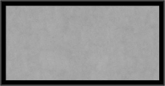 Amanti Art Black Framed Magnetic Board 13x25 Small Vision Board by AmantiArt