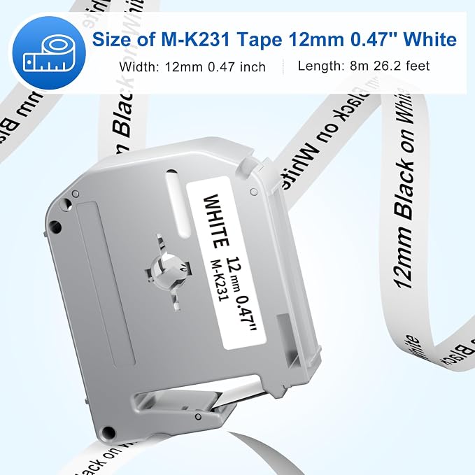 10 Pack Labelife M-K231s Label Tape Replace - Image 4