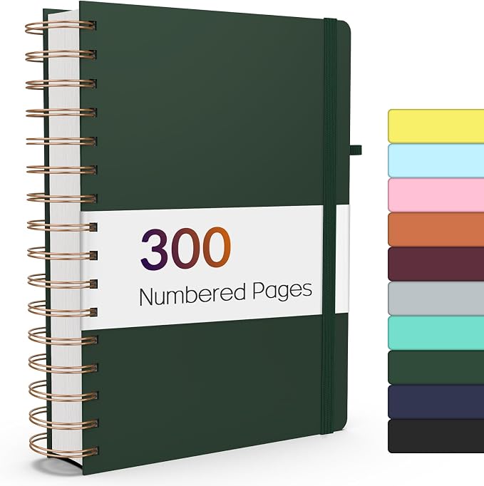 Forvencer Lined Spiral Journal Notebook by Forvencer
