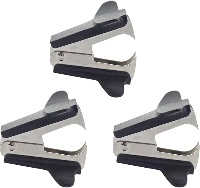 3pcs Black Staple Remover Staple Puller Removal Tool by Jinshining