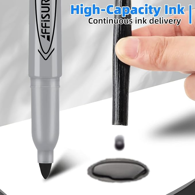 Permanent markers, 40 packs permanent markers bulk, quick drying in one second - Image 5