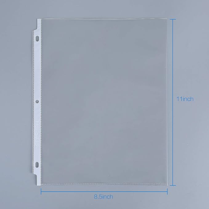 Seashell 250 Economy Sheet Protectors 8.5 x 11, Letter Size, Acid Free - Image 7