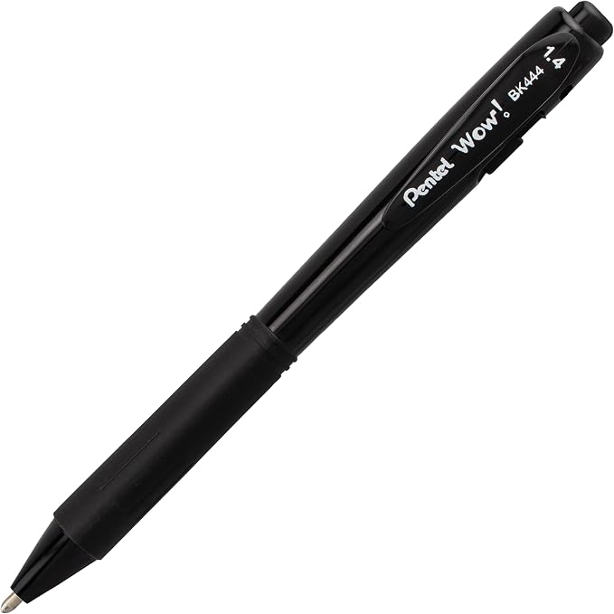 Pentel Wow! Retractable Ballpoint Pen, Bold Line - Image 2