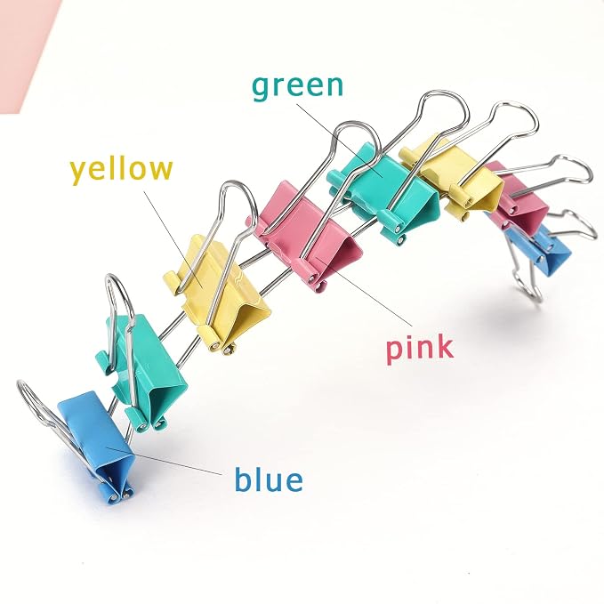 ZZTX Binder Clips Paper Clamps Clips - Image 3