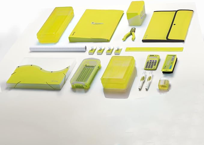 Square Flap Document Holder Green, Expanding File Folder, A4 Letter Size - Image 7
