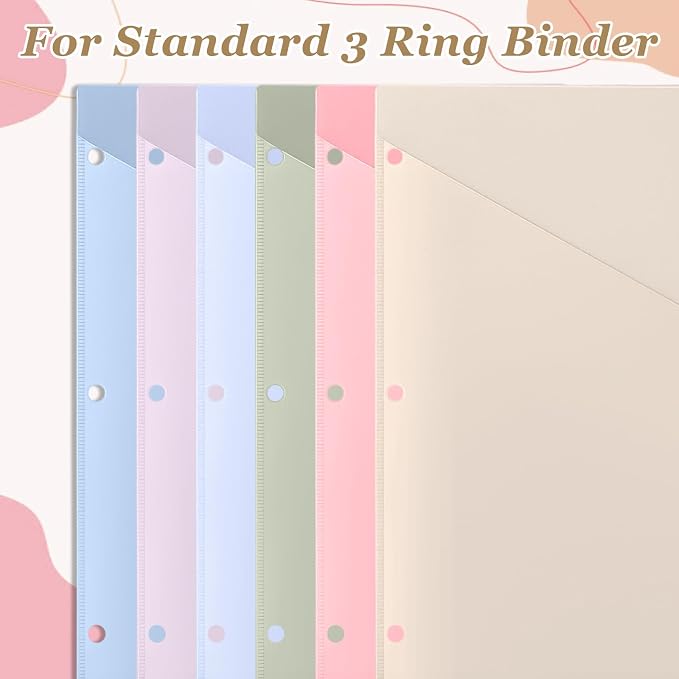 Epakh 12 Pcs Binder Dividers for 3 Rings Binders Index Dividers - Image 5