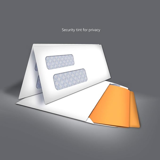 Amazon Basics #9 Security Tinted Double Window Envelopes - Image 4