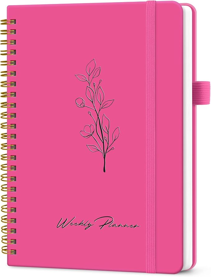 Taja Undated Weekly Planner, Weekly To Do List Notebook by Taja