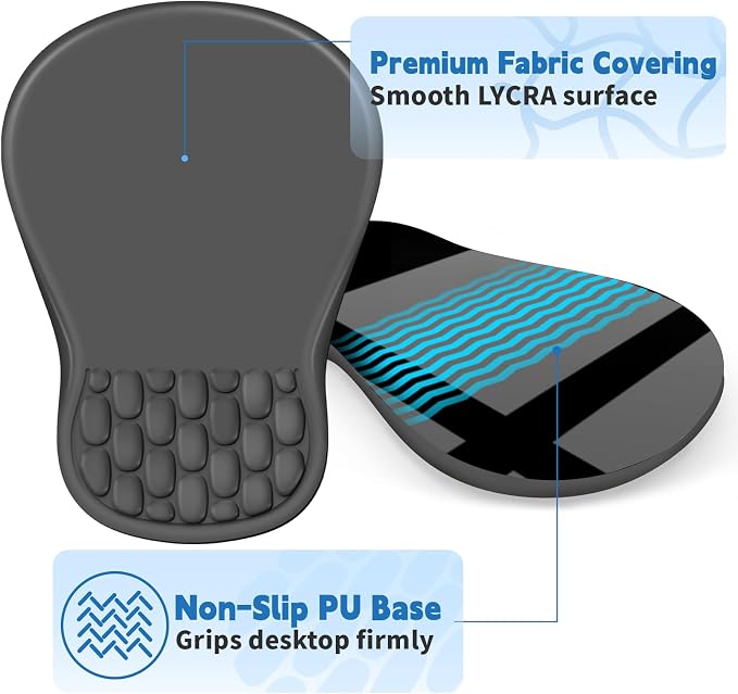 YIWEI Ergonomic Mouse Pad with Wrist Rest - Image 5