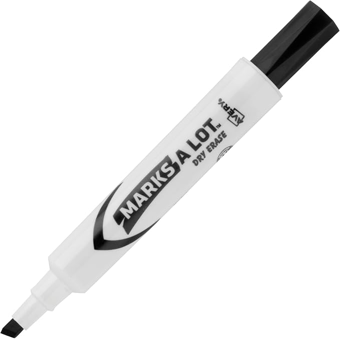 AVERY Marks A Lot Dry Erase Markers, Low Odor White Board Markers - Image 3