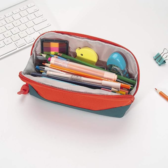 Sooez Wide-Opening Pencil Pen Case, Lightweight & Spacious Pencil Pouch Zipper - Image 6