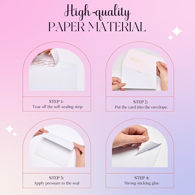 ACSTEP 3000PACK A2 Envelopes White 4.375x5.75 Envelopes Self Seal - Image 4