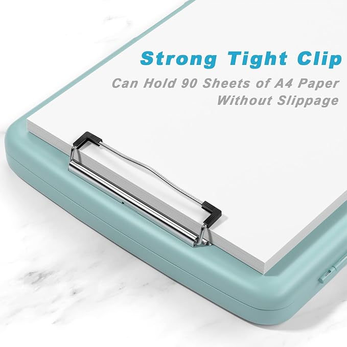 Rimilak Clipboard with Storage, 8.5 x 11'' High Capacity Clip Board, - Image 3