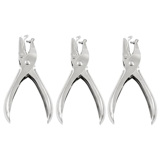 3Pcs 1/8”/ 3mm Small Mini Metal Hole Punchers Tiny Circle Shaped Hole Handheld - Image 6