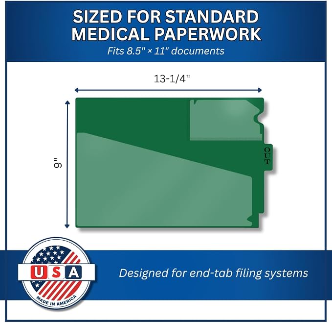 Doctor Stuff - Center Tab Vinyl Outguides, Diagonal Cut Front Pocket, Top - Image 5