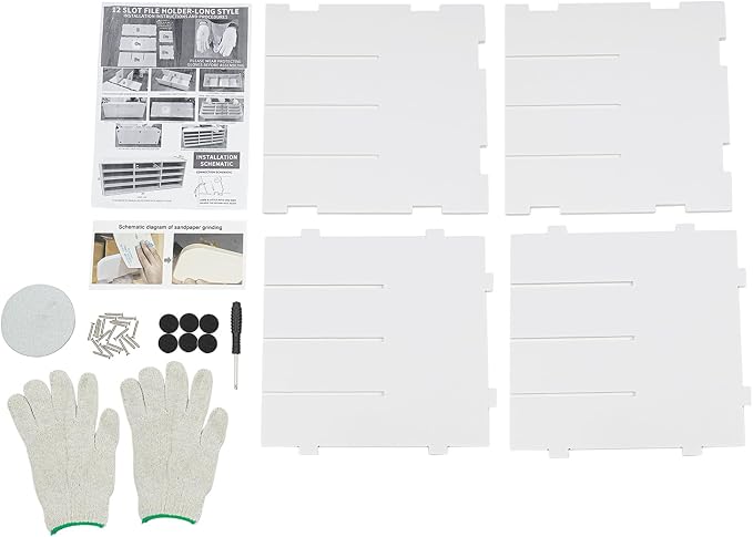 Mailbox for Classroom 12 Slots, Mail Sorter Countertop Paper Organizer Storage - Image 6