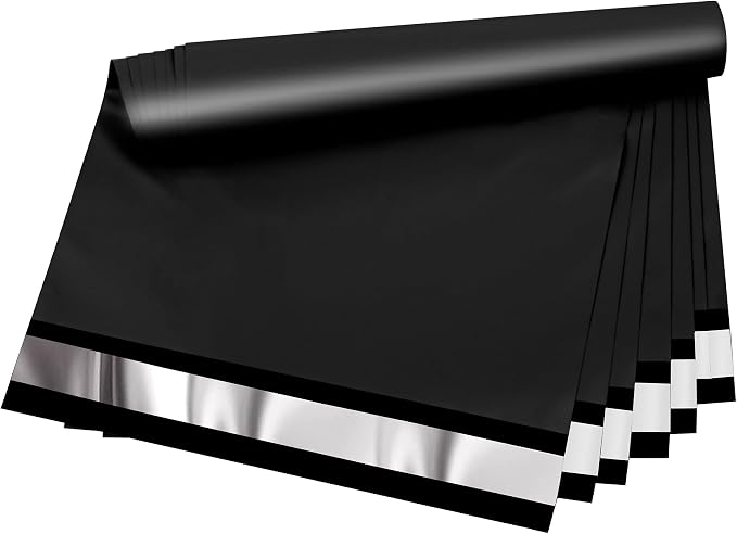 Poly Mailers - 10x13 inch 100 Pcs Black Shipping Bags by VAPULCIO