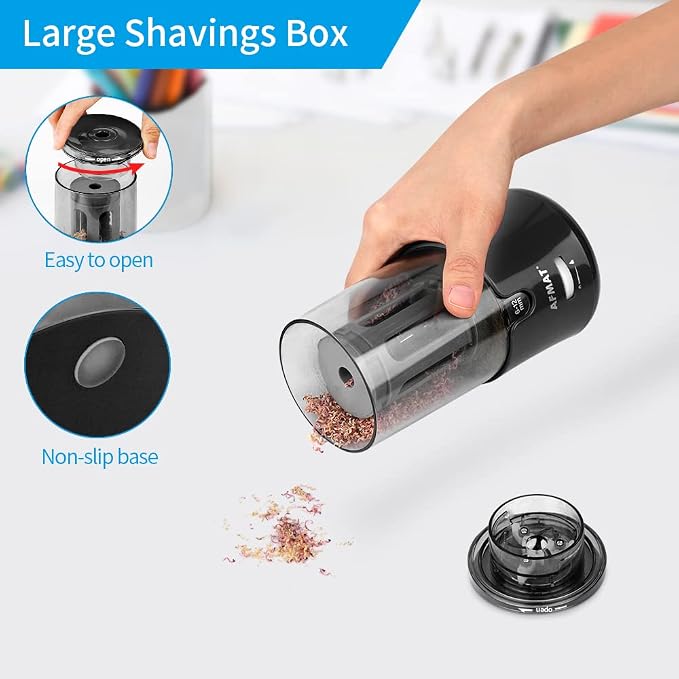 AFMAT Electric Long Point Pencil Sharpener - Image 6
